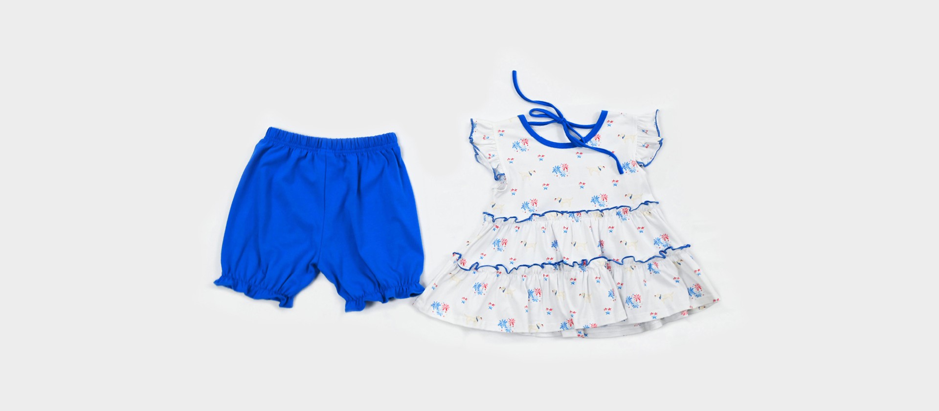 Paws-itively Patriotic Bloomer Set